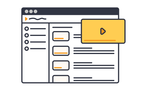 ClickView wireframe