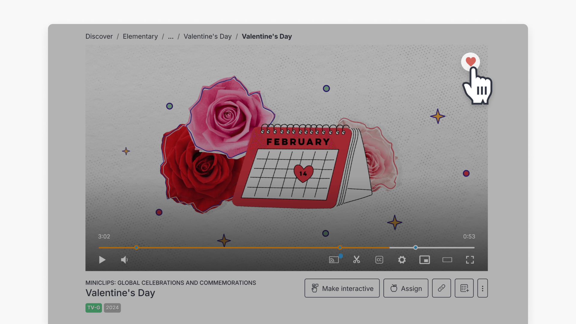 Clickview video interface