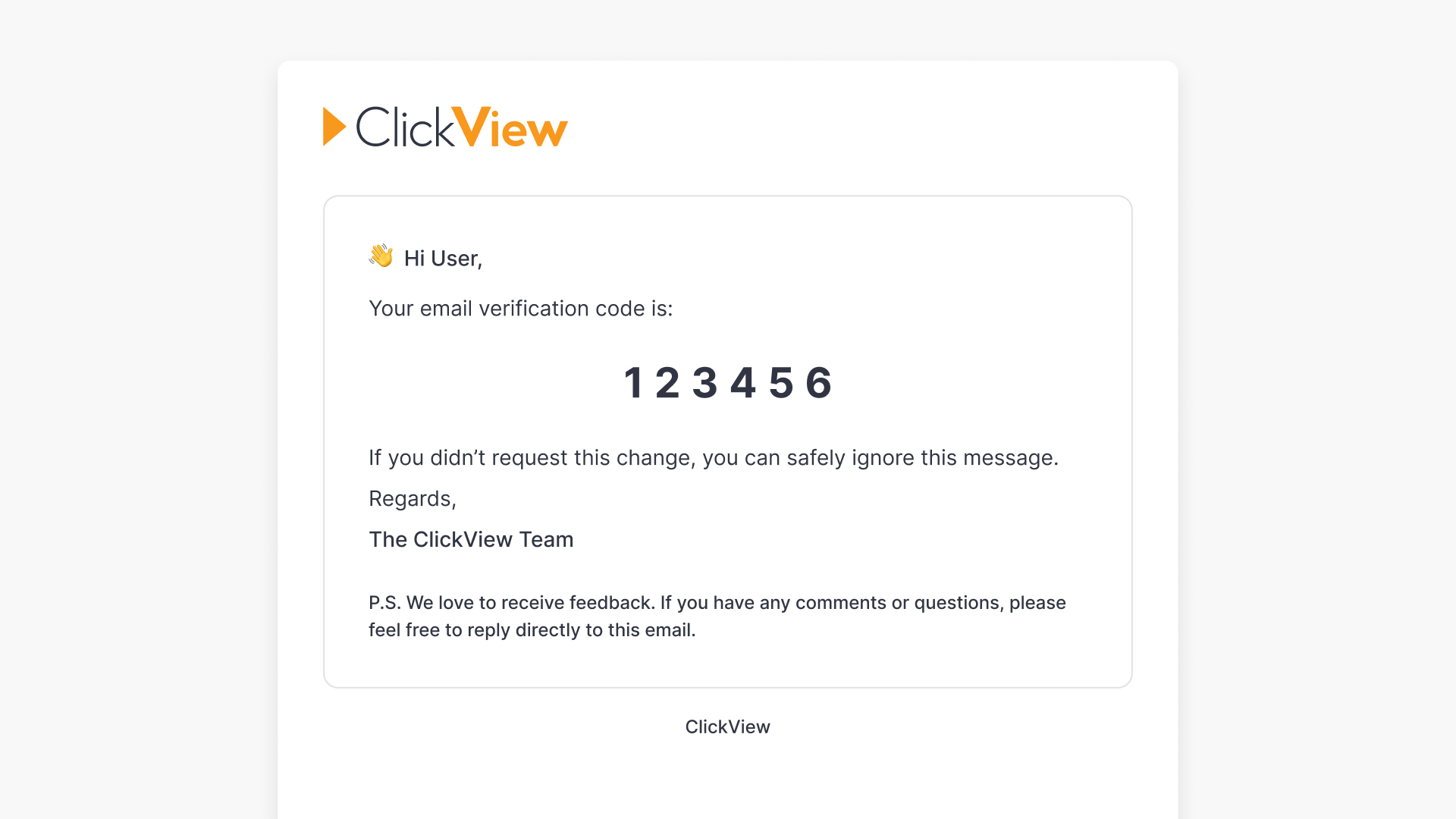Clickview verification code