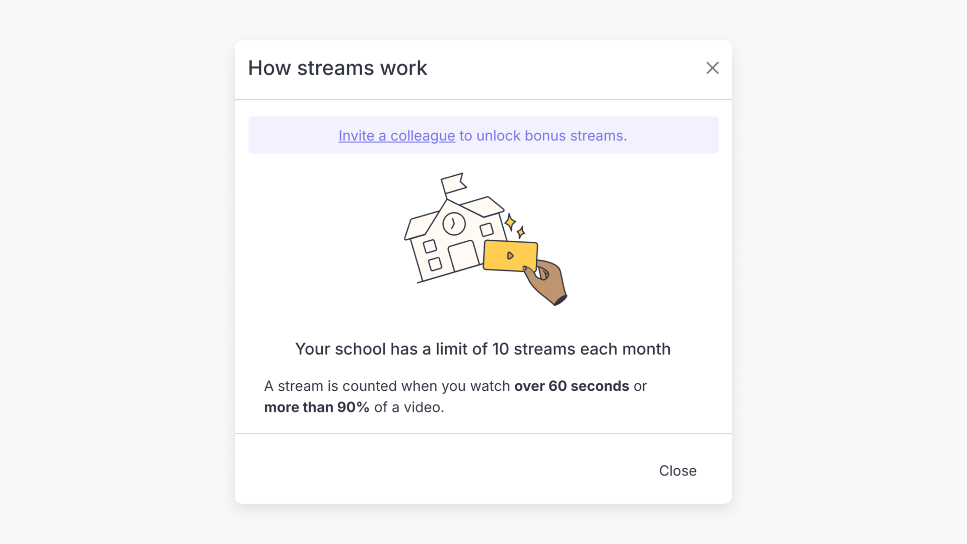 How stream works interface hero