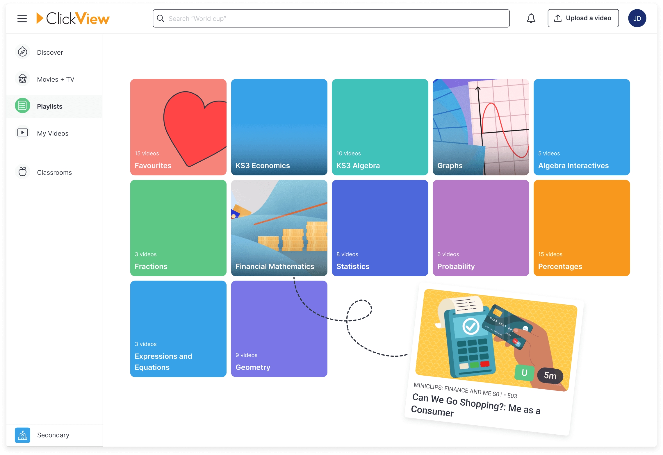 ClickView Playlists