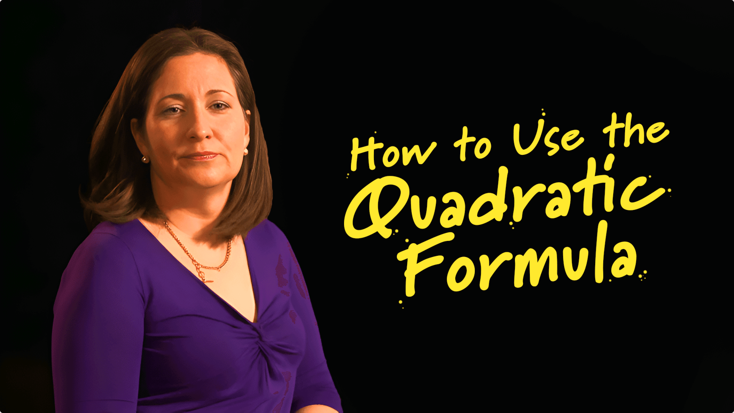 Quadratic Formula video