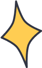 Illustration of a sparkle