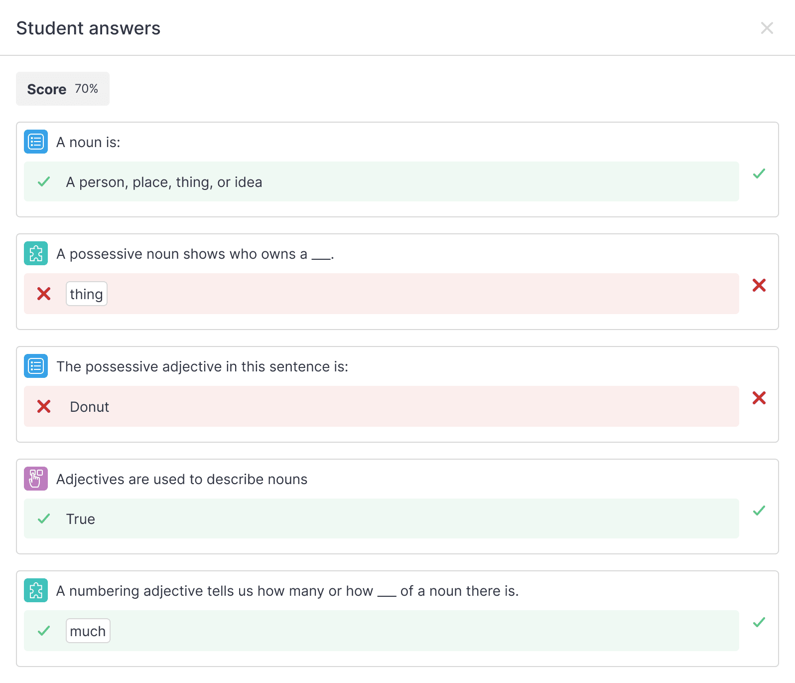 ClickView answer analytics