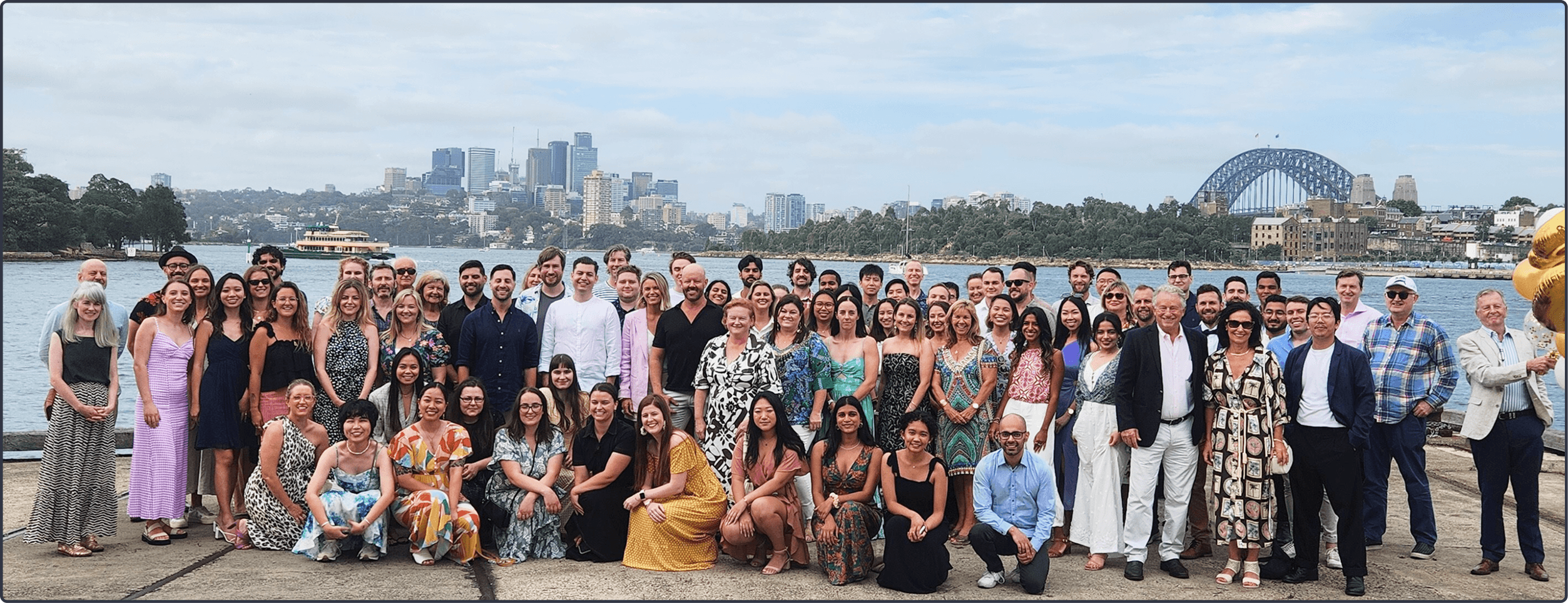Group photo of ClickView team