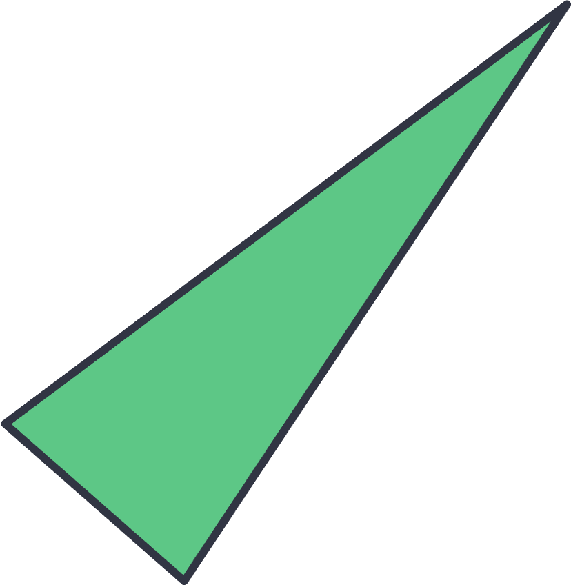Green paper plane