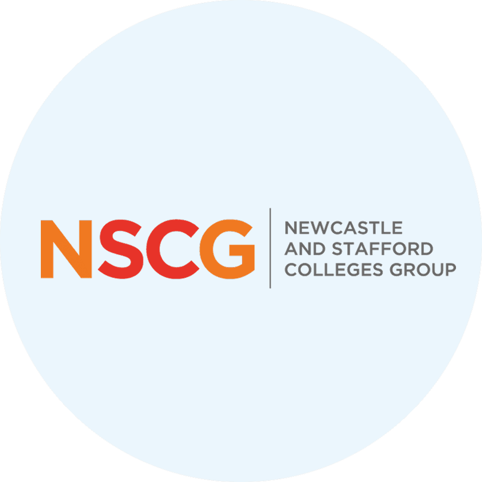 Newcastle and Stafford Colleges logo