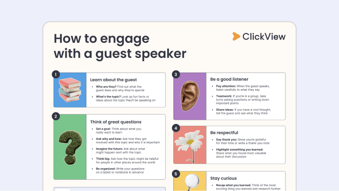 How to Engage with a Guest Speaker