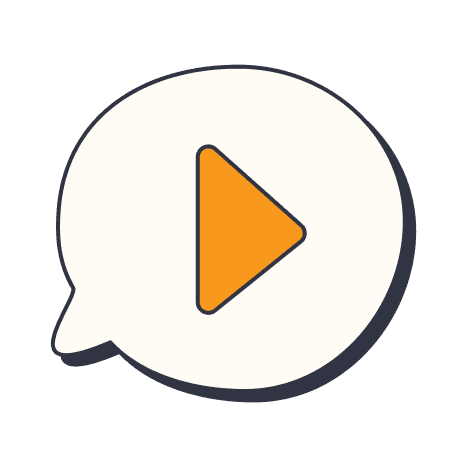 Chat bubble illustration