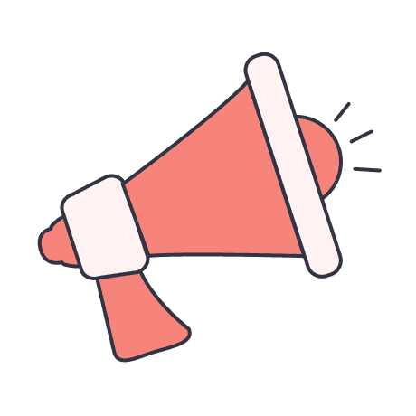 Megaphone illustration