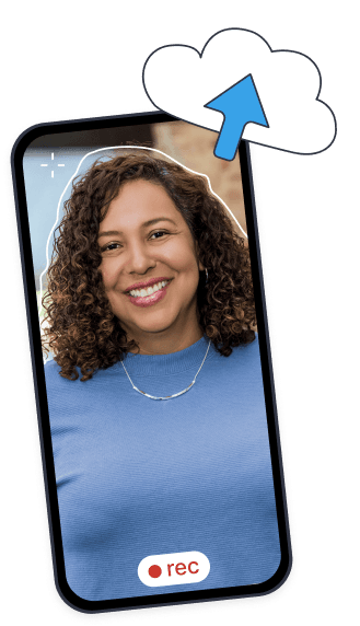 Upload and share feature on phone