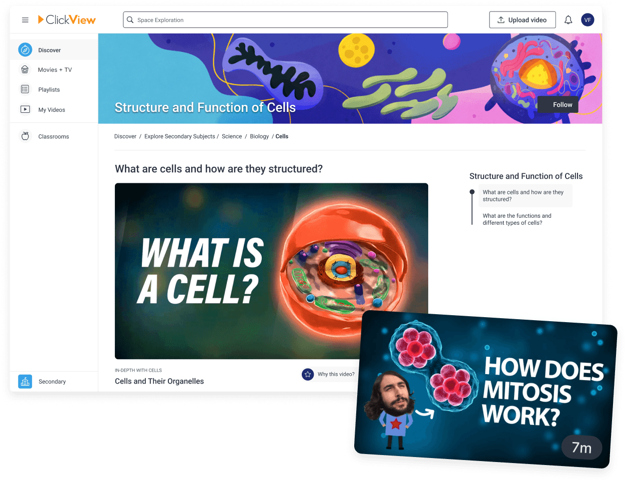 ClickView curated topic page