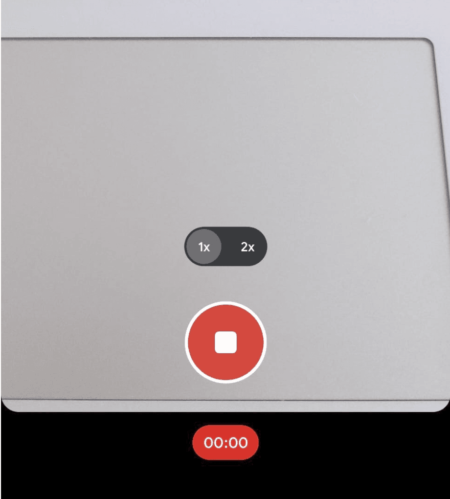 Record button screenshot