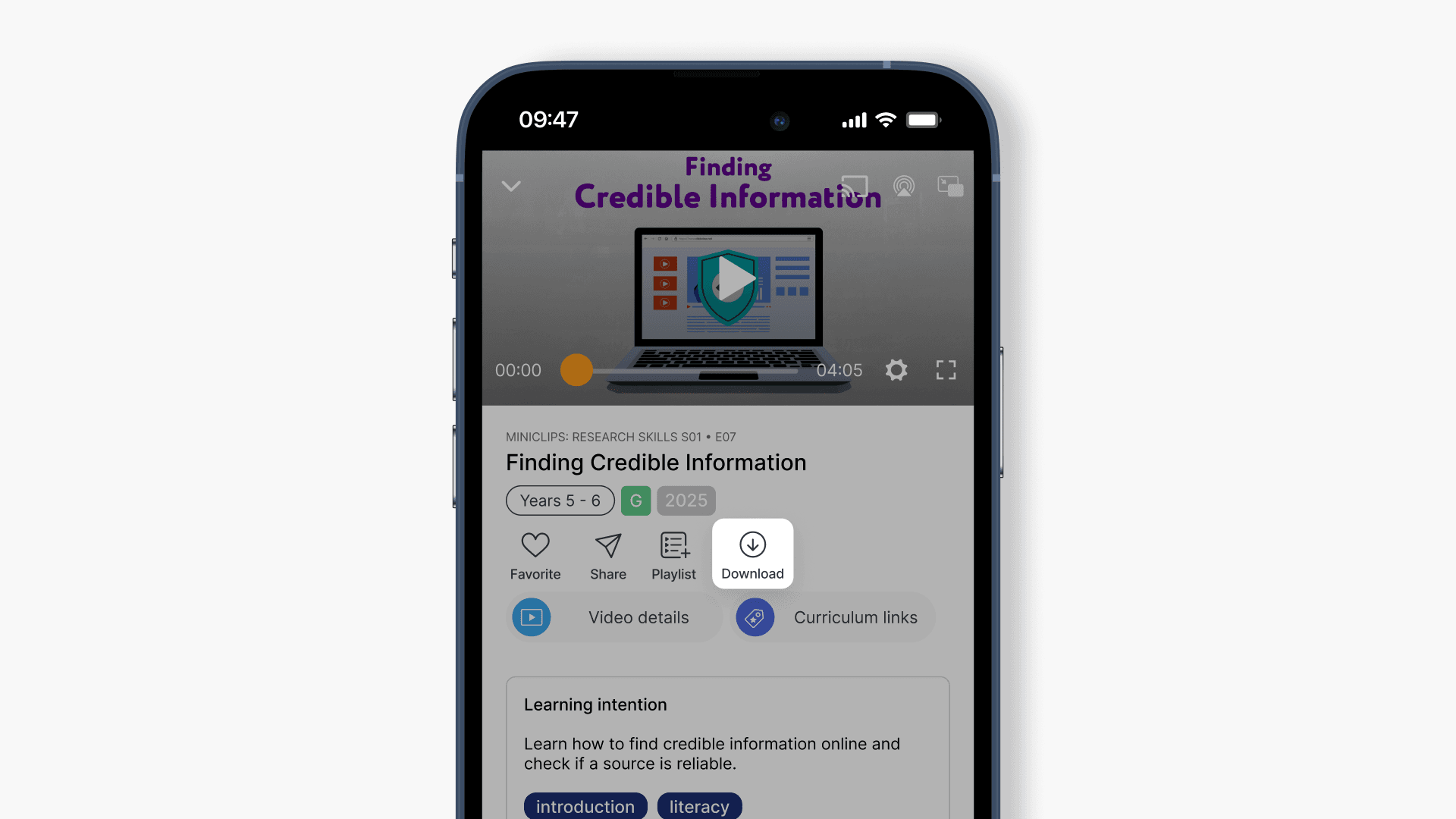 Clickview IOS app download icon