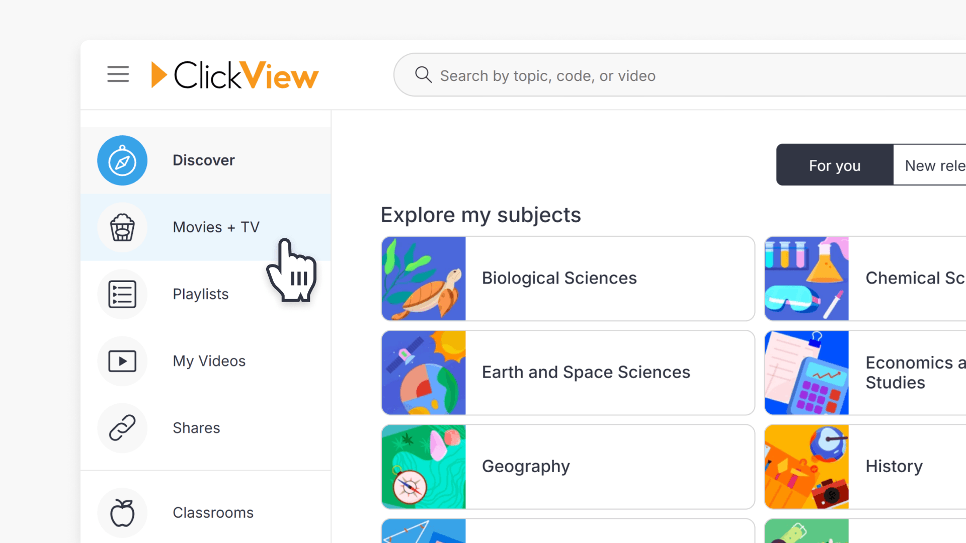 Accessing Movies and TV