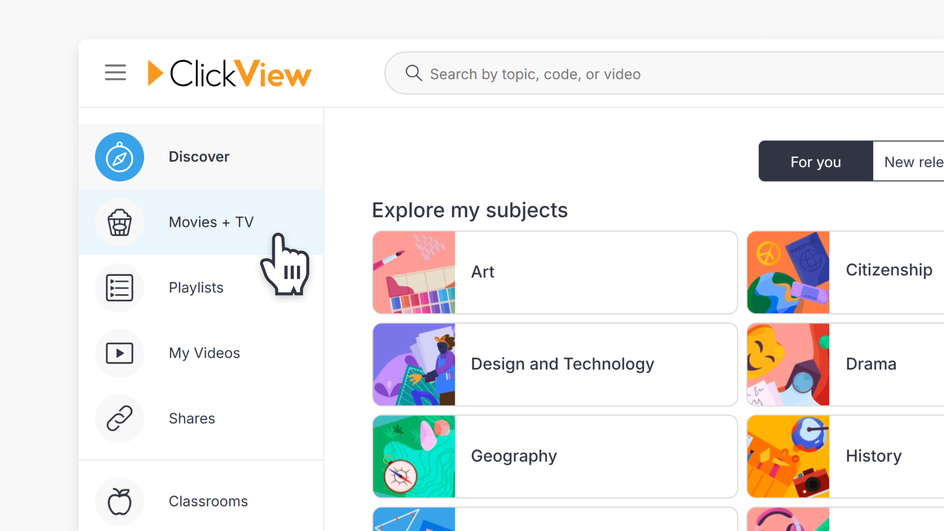Accessing Movies and TV