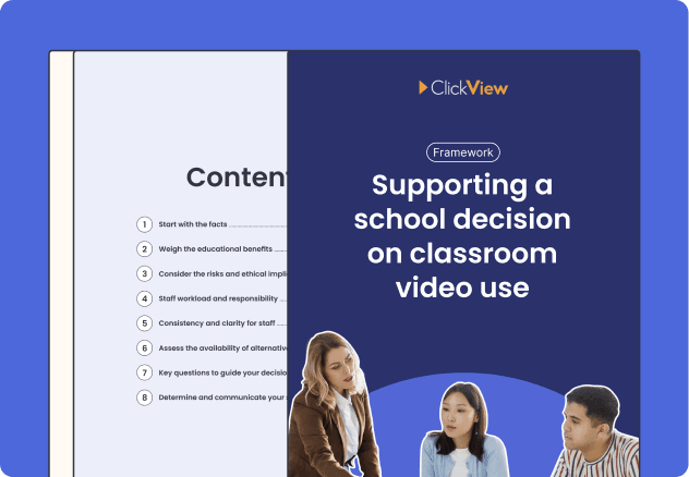 Classroom Video Decision Framework