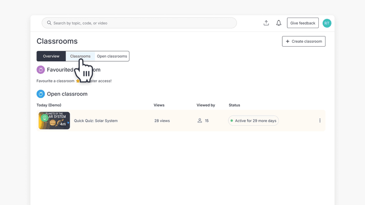 How to Set Up and Manage Classrooms | ClickView