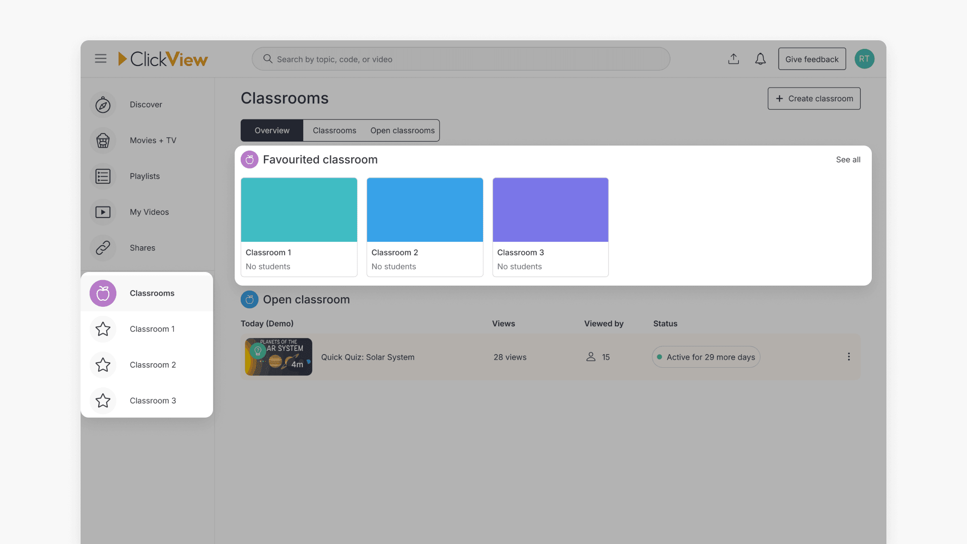 ClickView Classrooms
