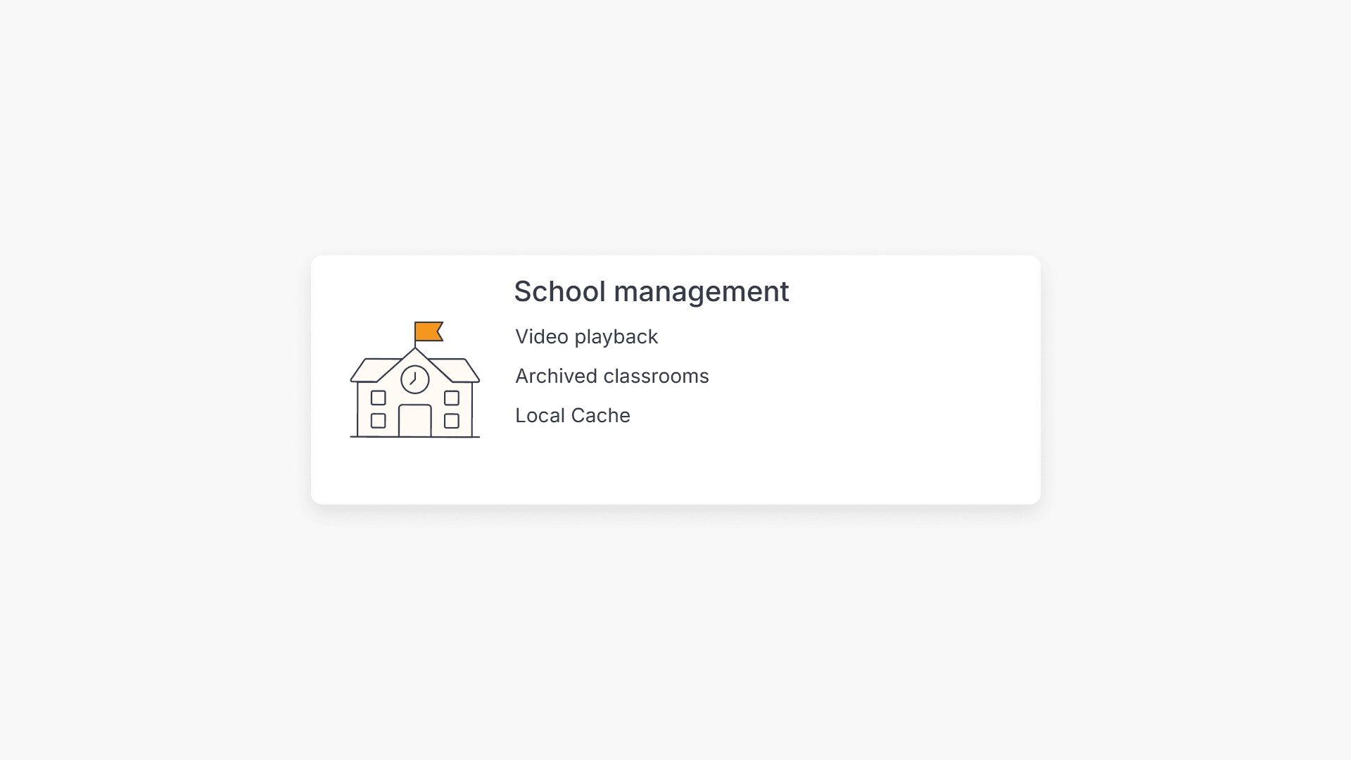ClickView School management menu