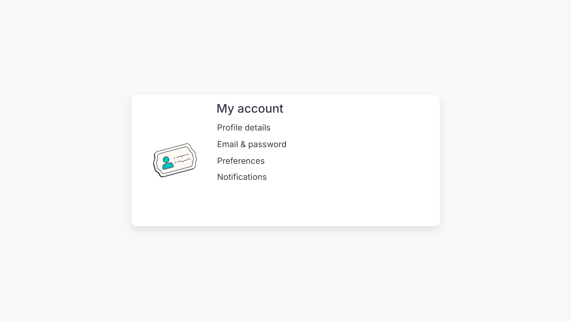 ClickView My account menu