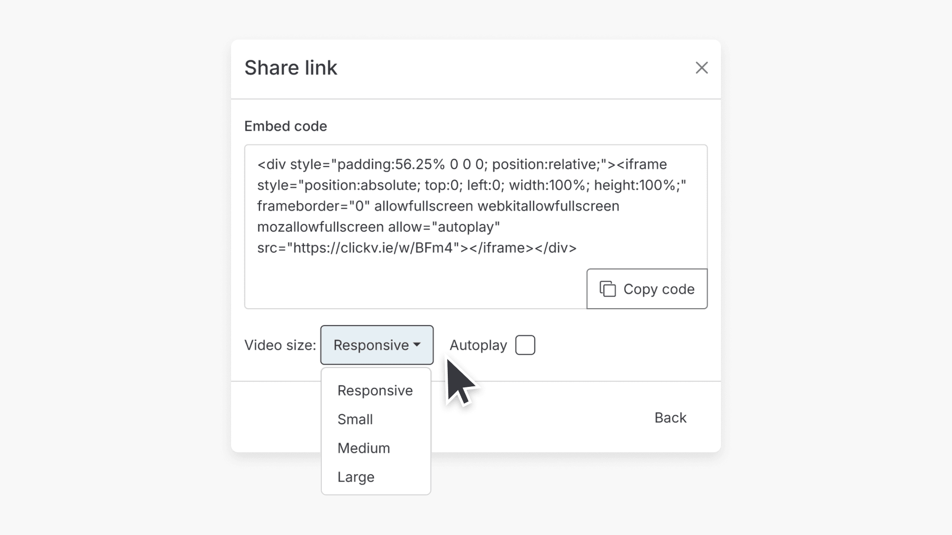 Video resolution access