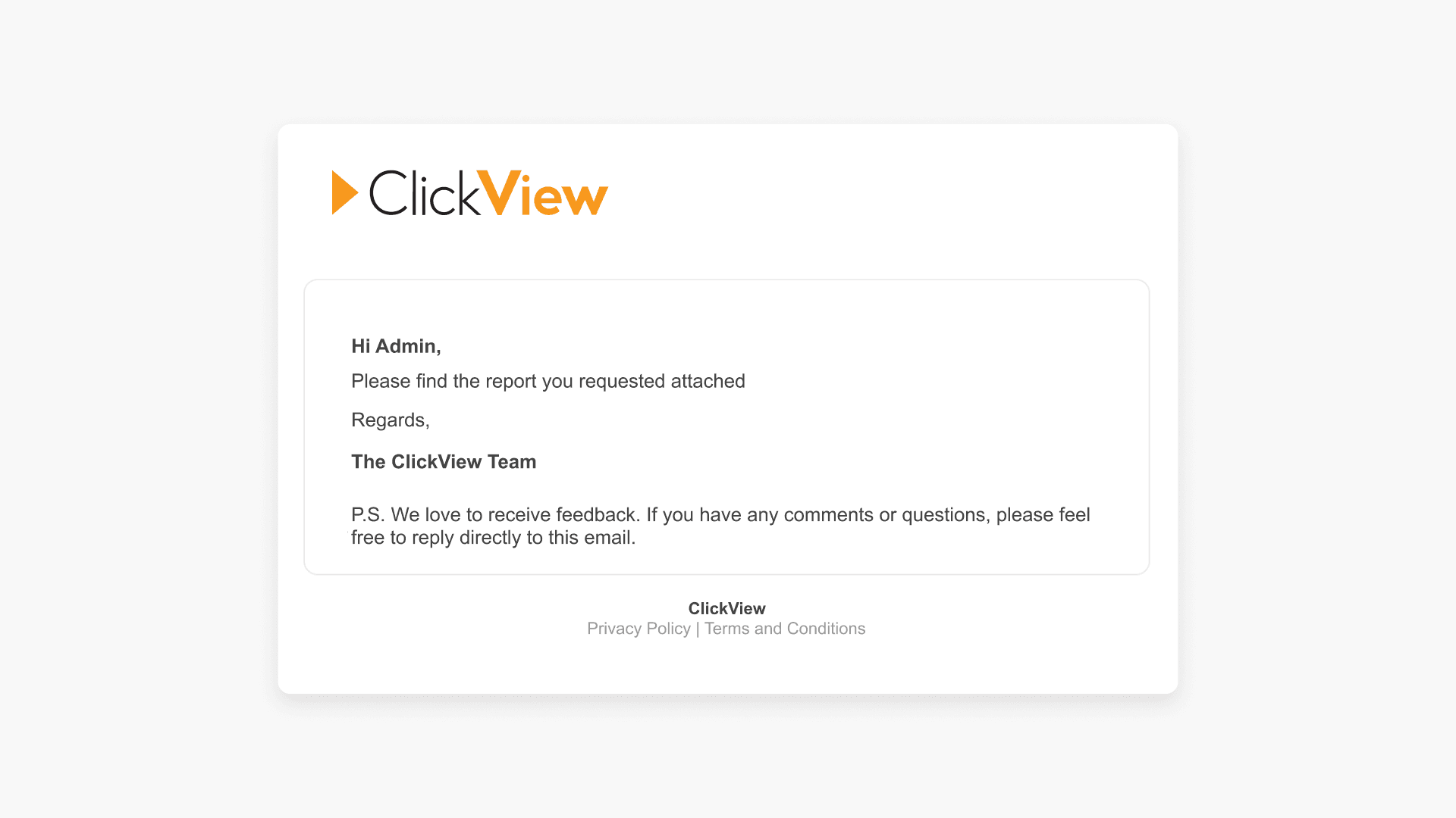 Clickview download button interface