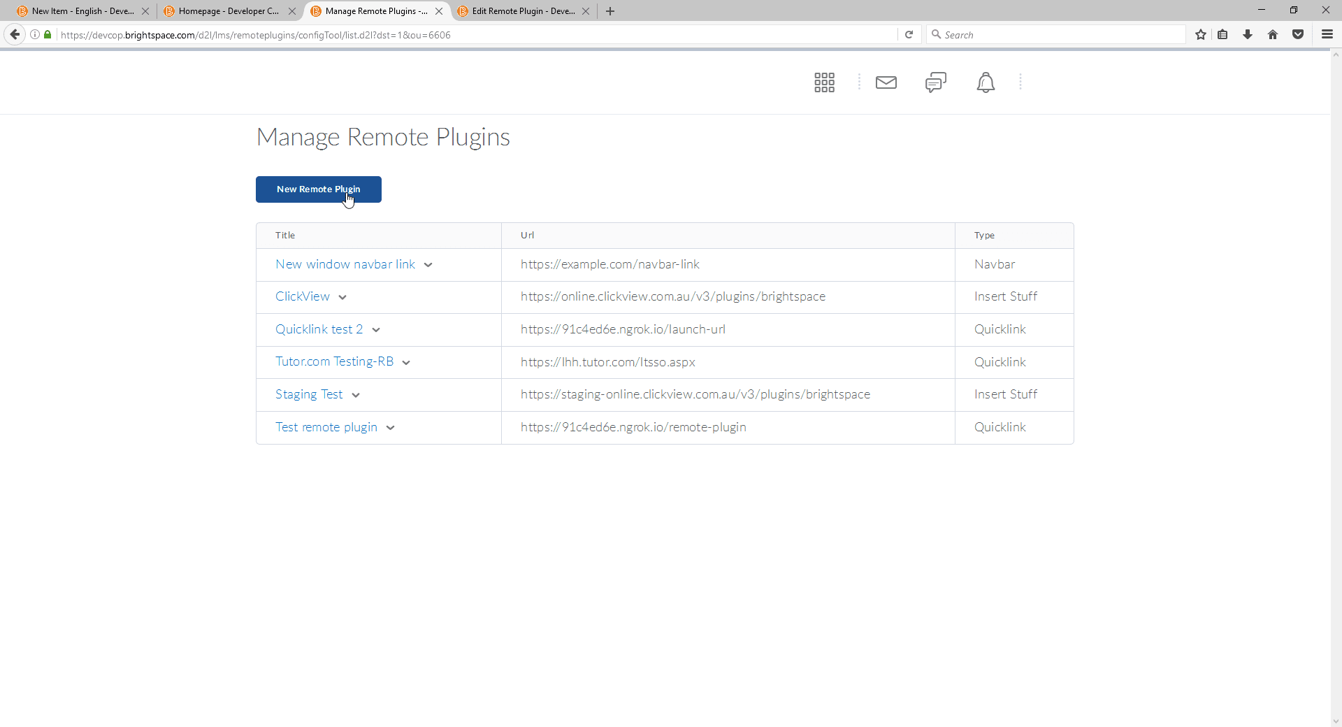 New Remote plugin option