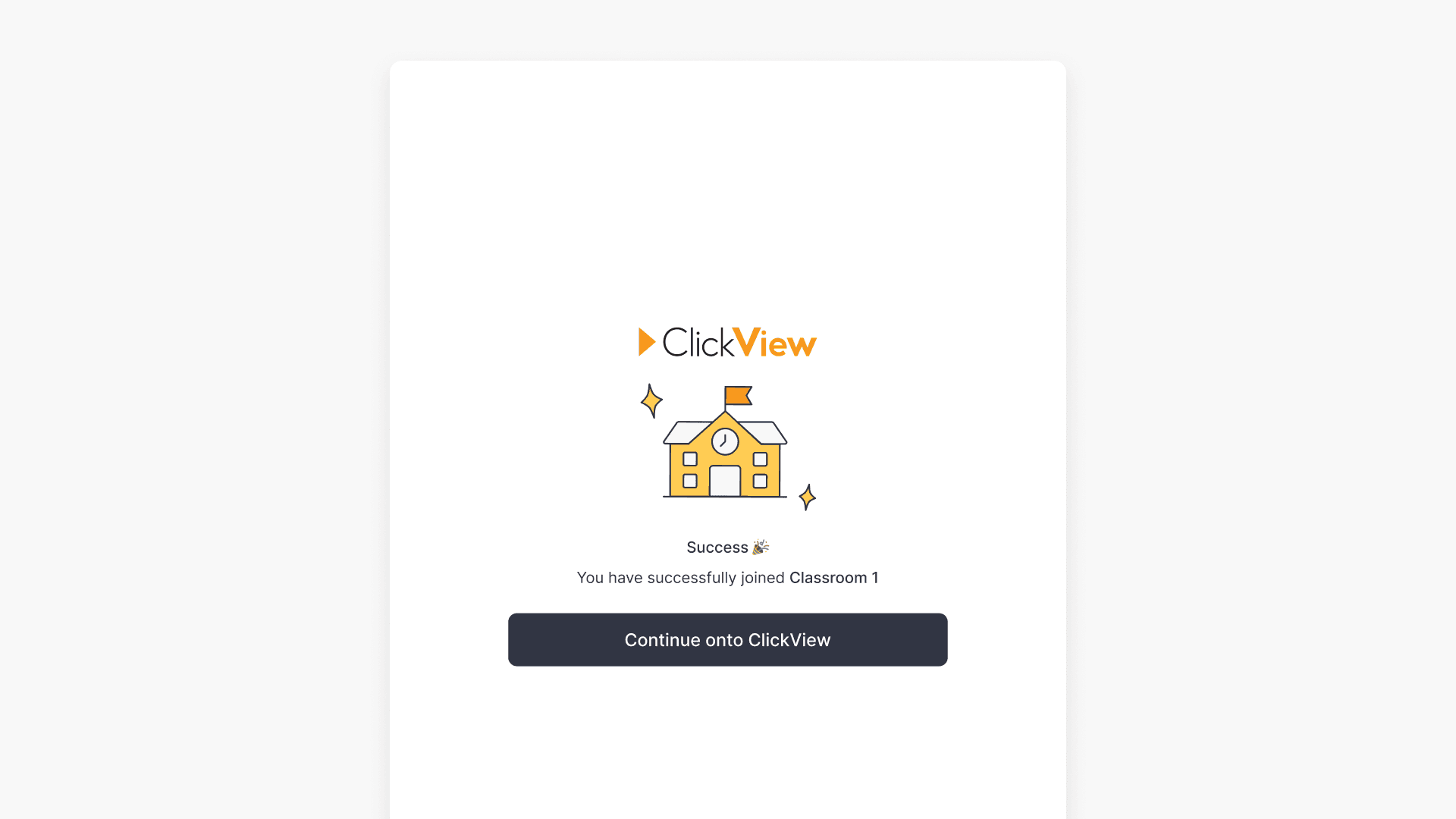 Successful verification