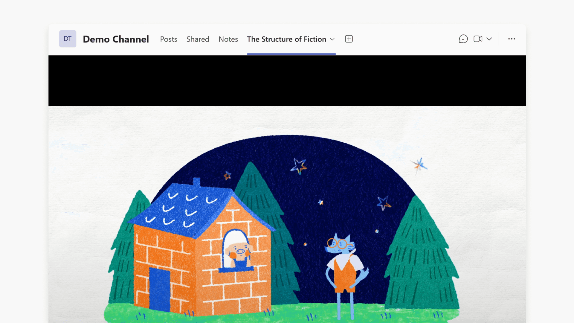 Microsoft teams interface