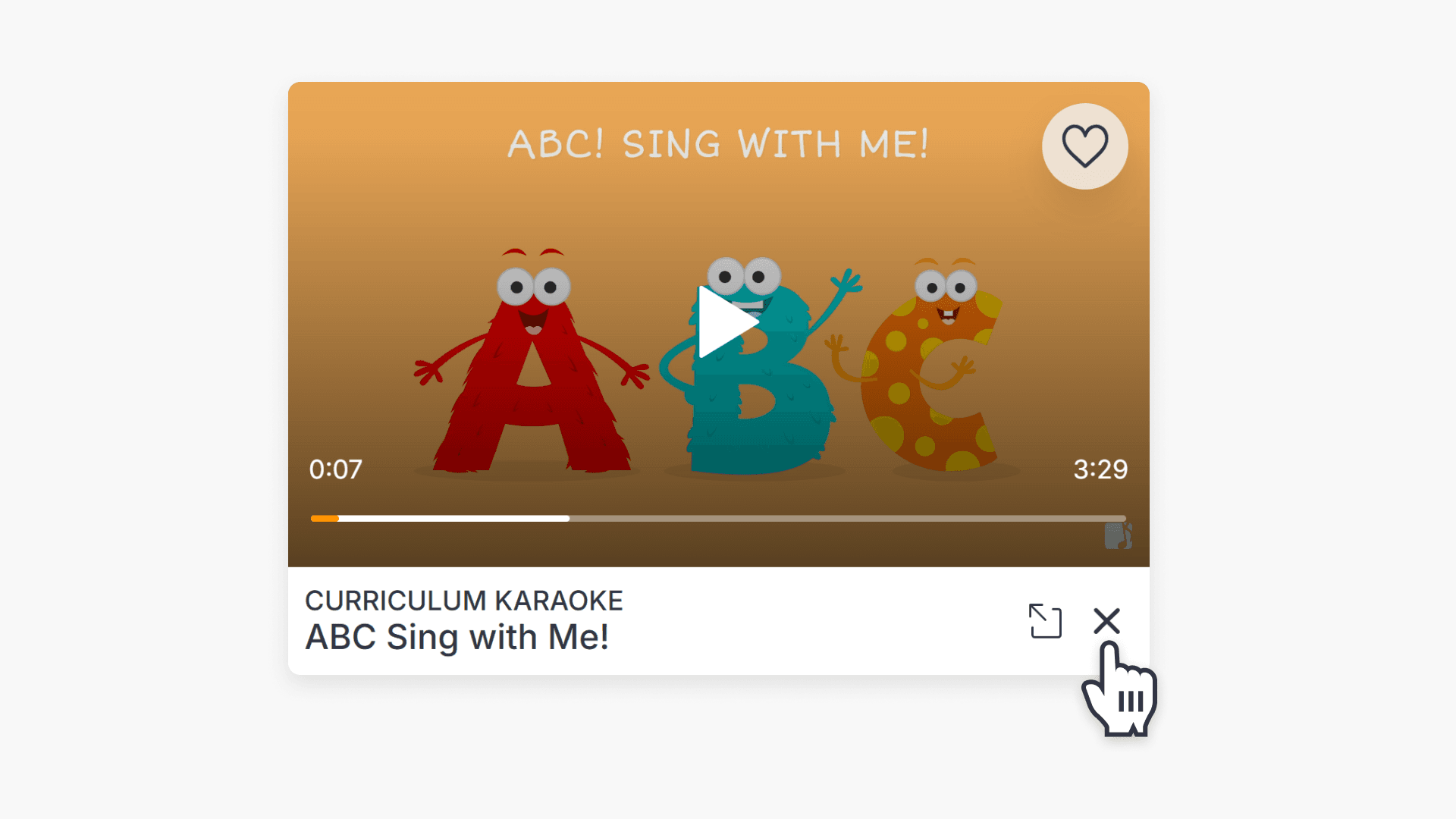 Video player exit button navigation