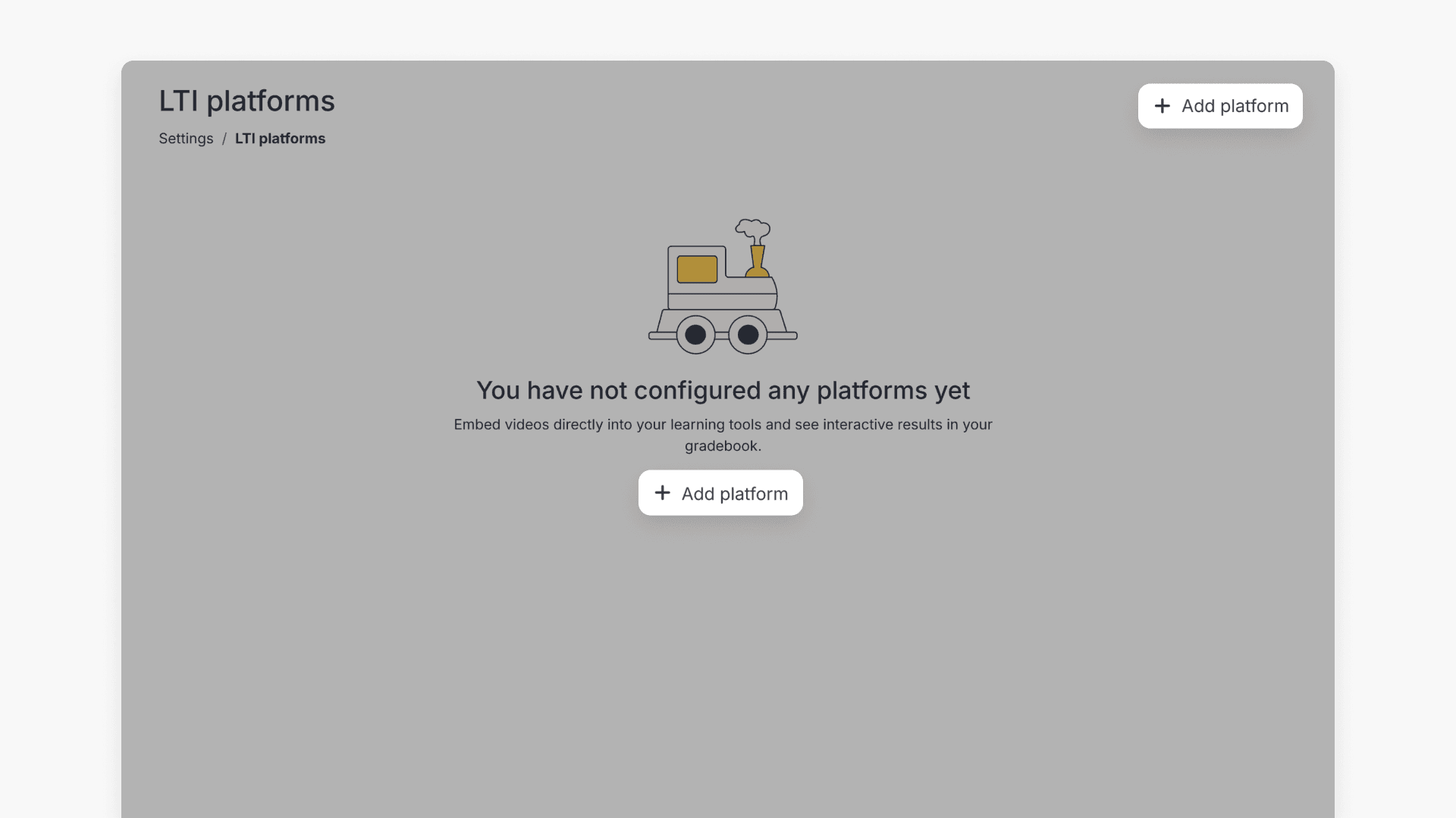 Add platform navigation