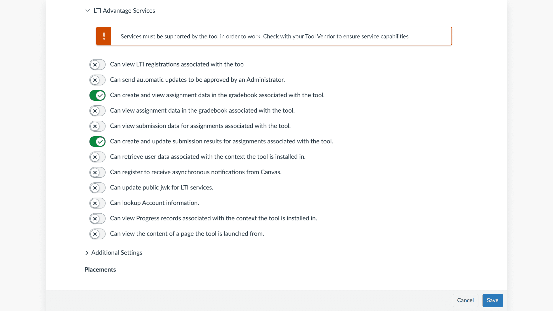 Enable LTI advantage Services