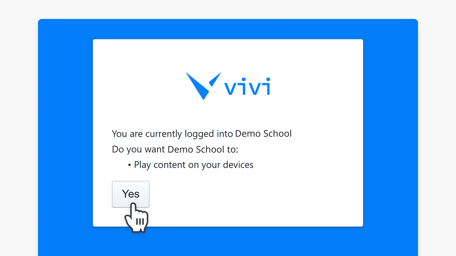 How to allow ClickView content to be shared on Vivi school devices