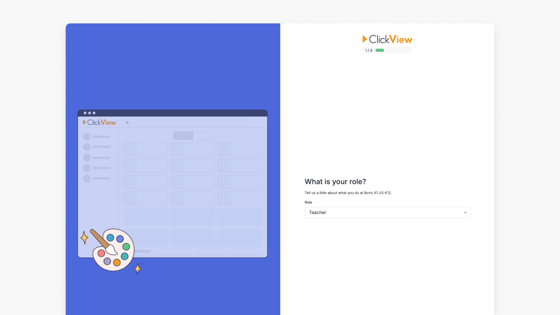 What is your role log in page