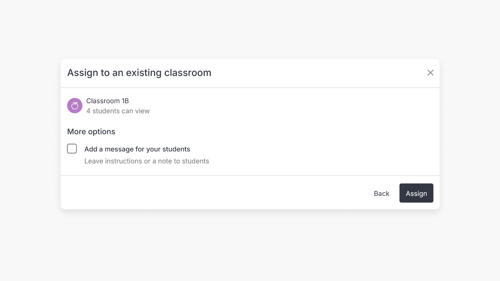 Add a message page