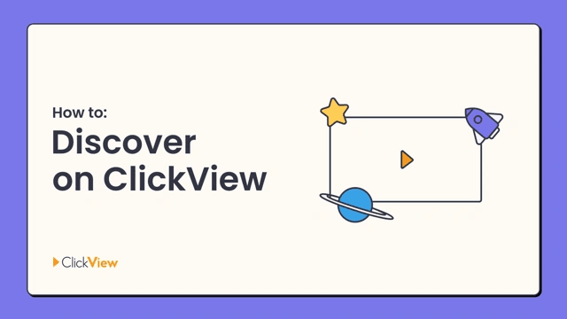 How to discover on ClickView thumbnail