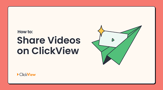How to share videos on ClickView thumbnail