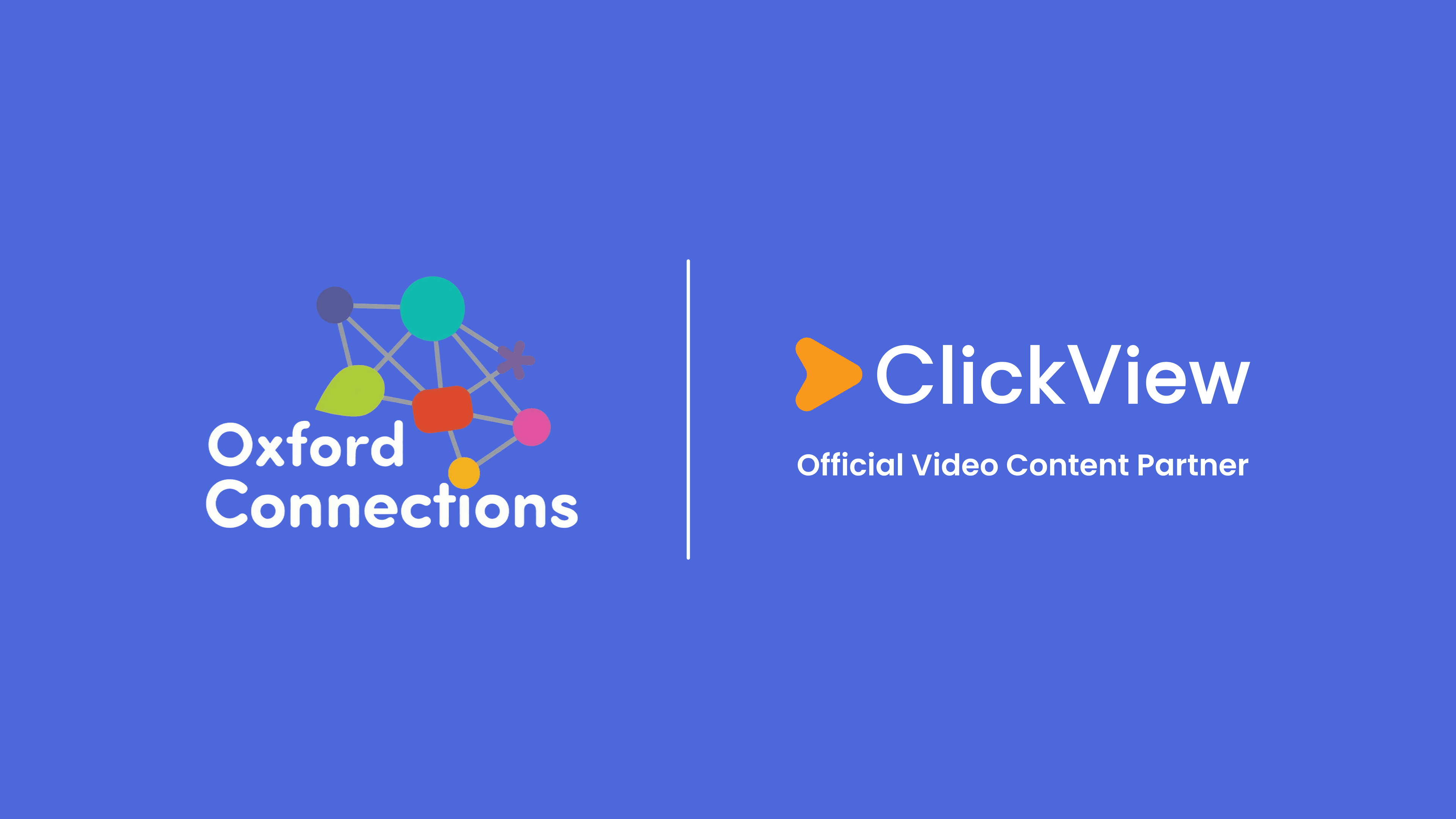 ClickView and Oxford Connections logos
