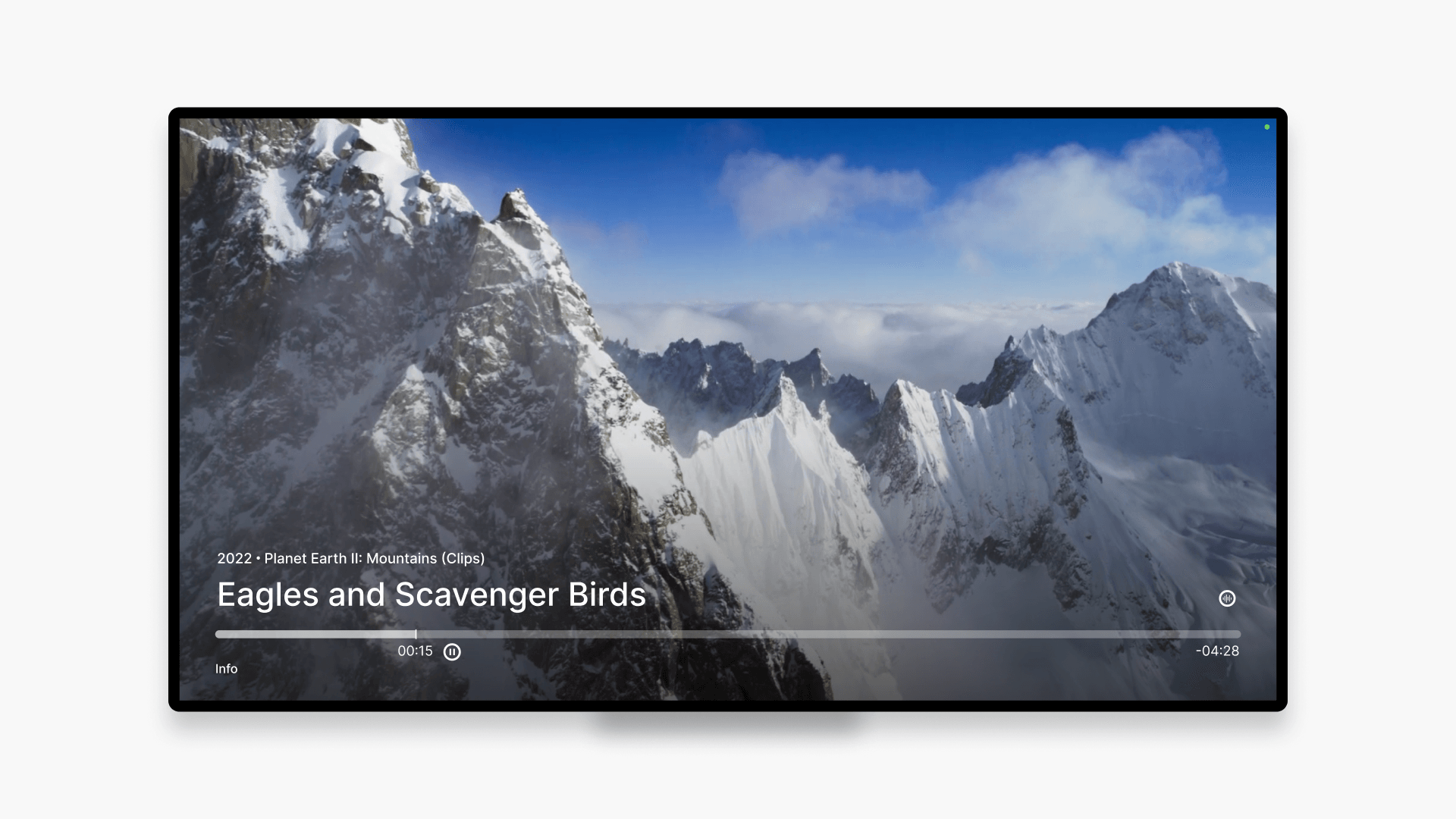 Clickview video player interface