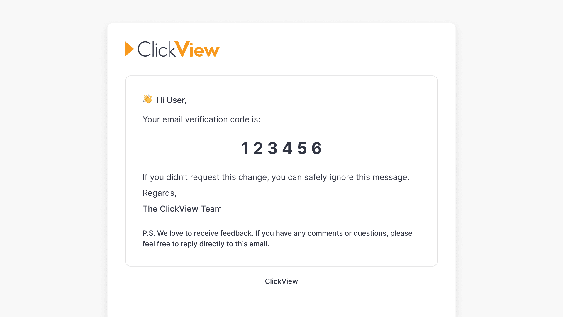 Clickview verification code