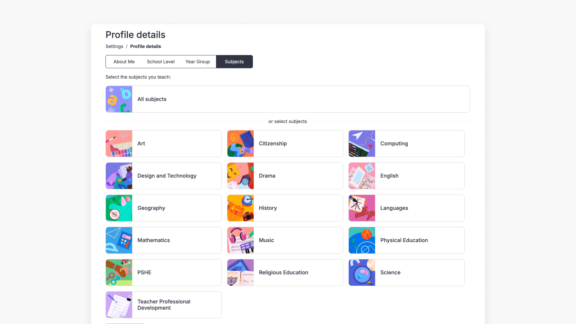 Subjects
