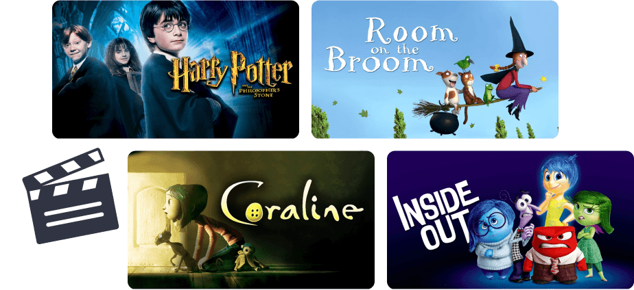 Licensed movies and TV