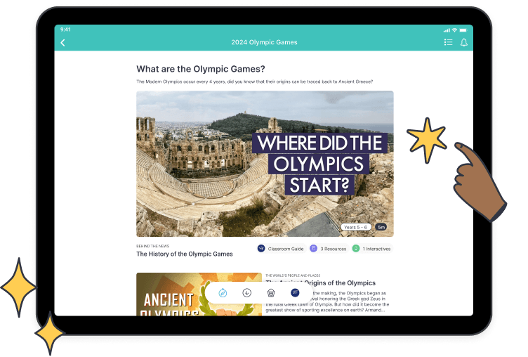 paris 2024 olympics curated videos on ipad