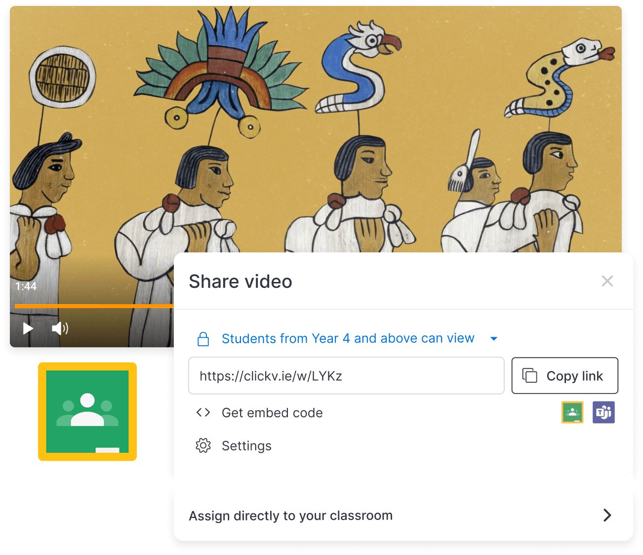 Share from ClickView