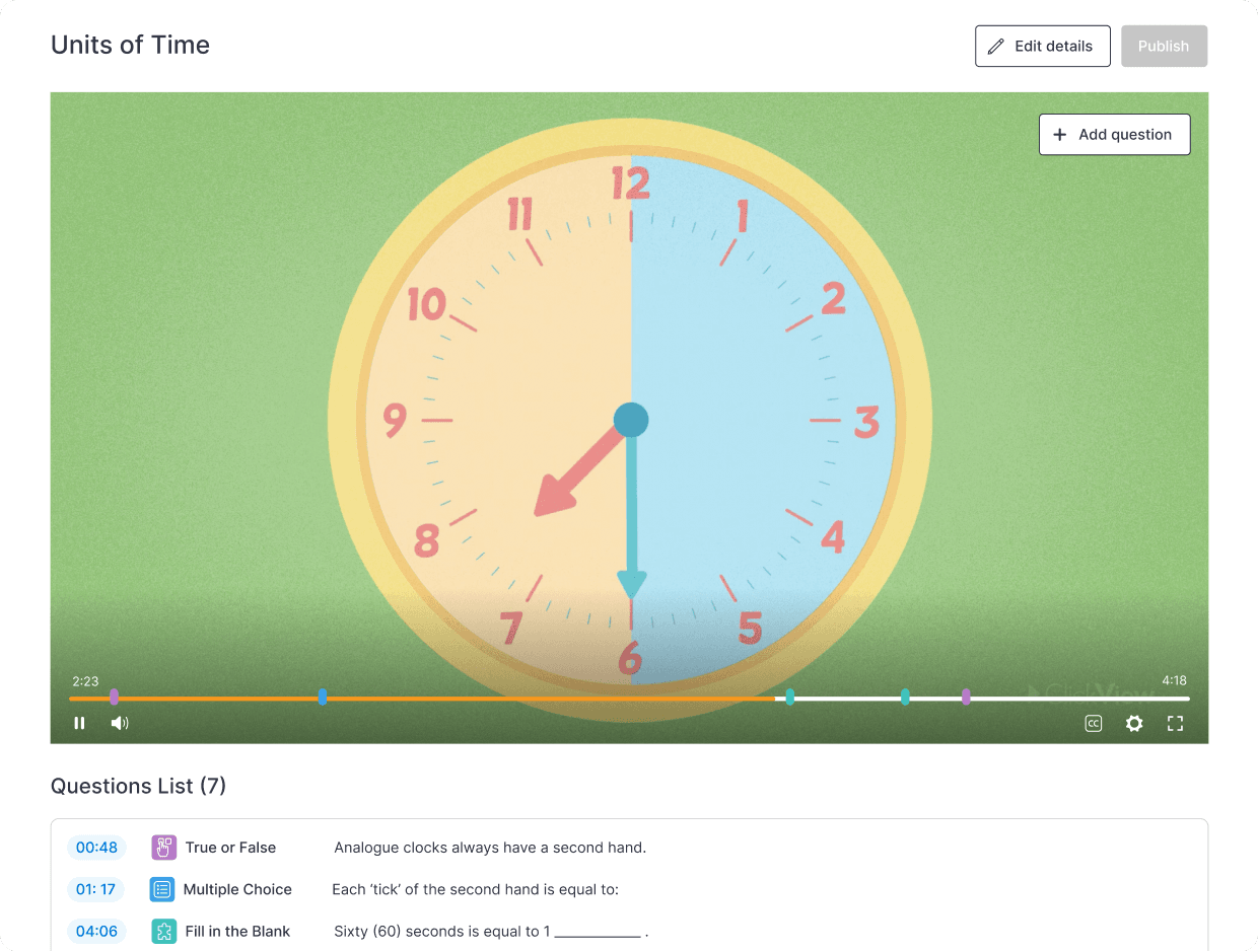 Intearctive ClickView video