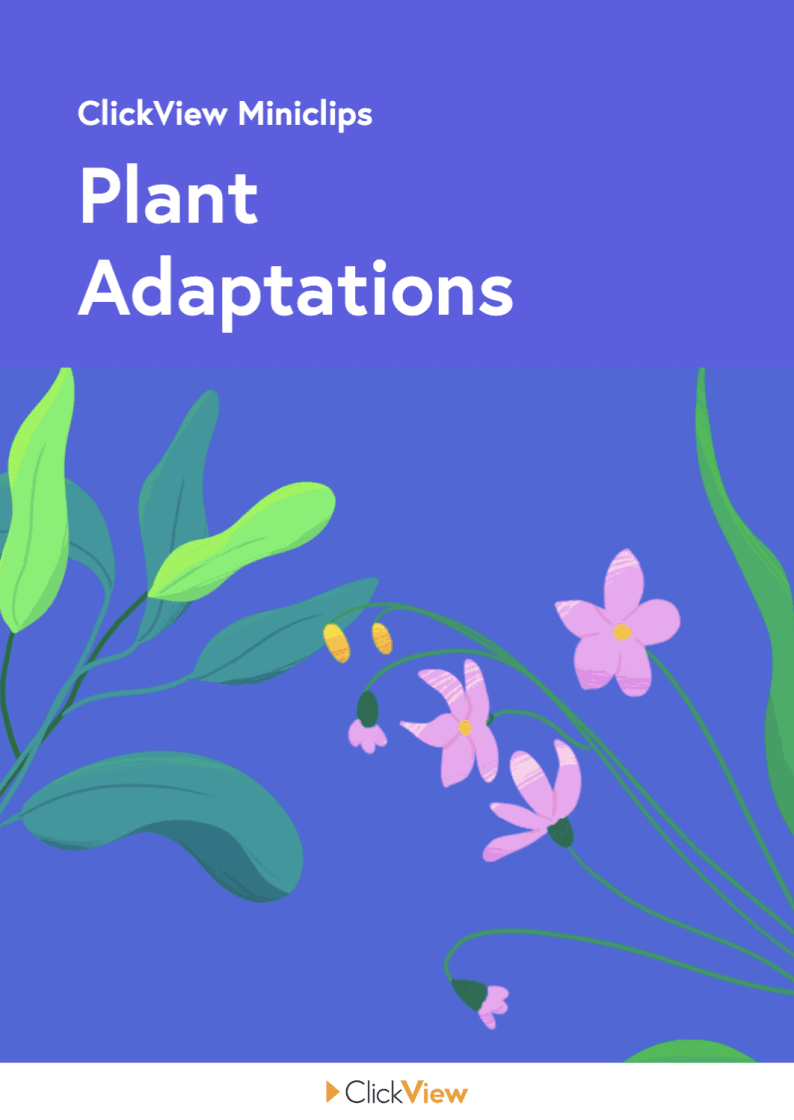 Plant Adaptations resource