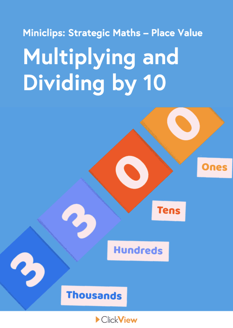Multiplying and Dividing by 10 resource