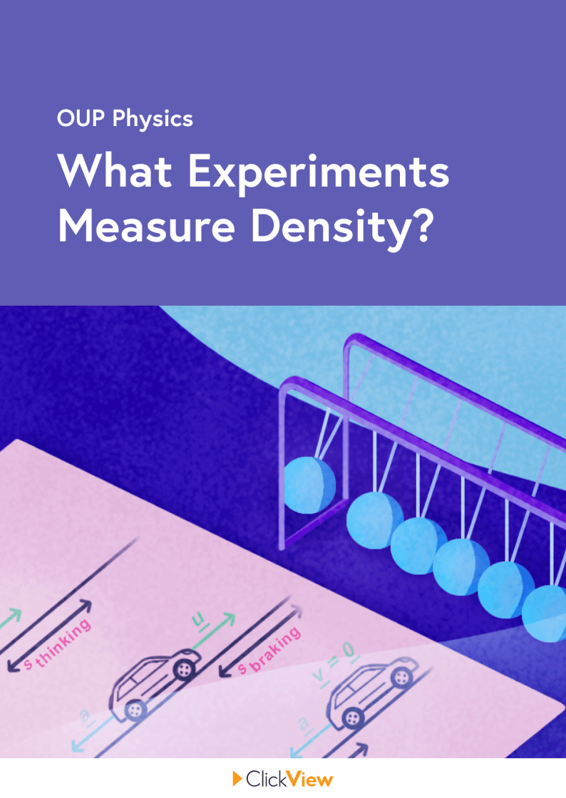 What Experiments Measure Density? resource