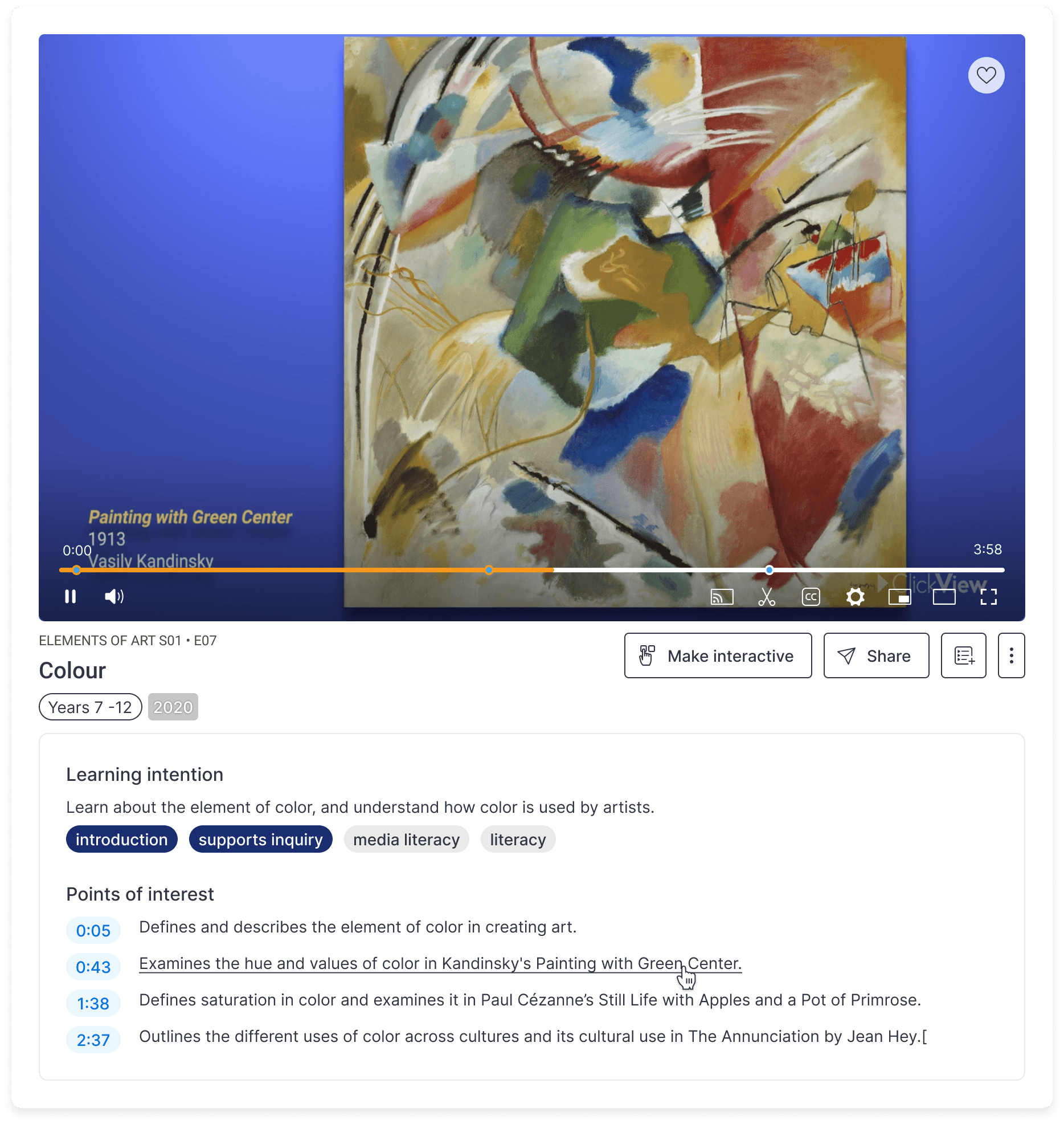 Ready to use videos and resources